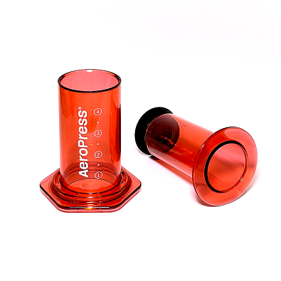 Кофеварка ручная AeroPress Clear Red